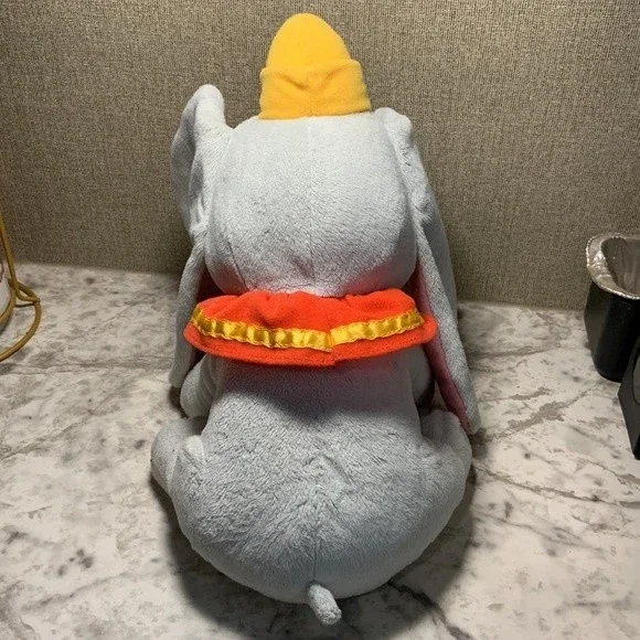 Kohls Cares Disney Dumbo Plush Elephant Stuffed Animal Toy 11" Circus Pink Gray - Picture 4 of 4